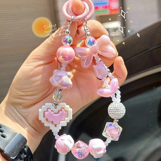 Pink Dream Bag & Phone Charms